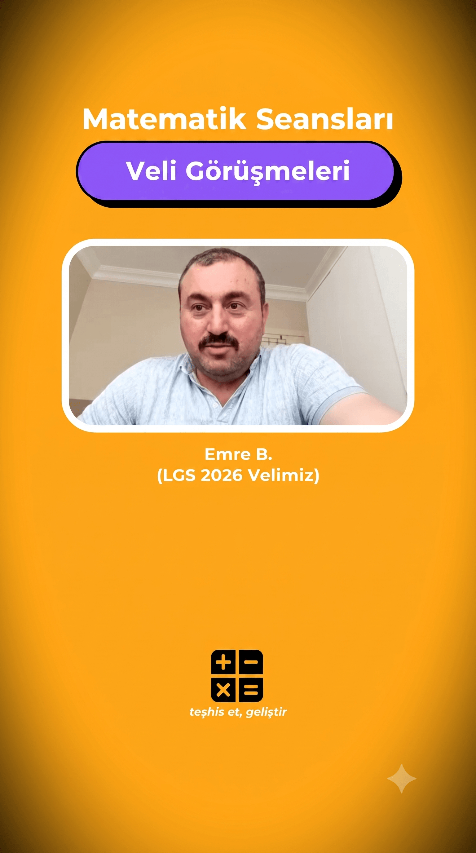 Emre — Öğrenci/Veli Yorumu